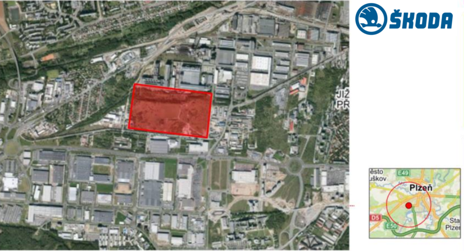 <span style="font-weight: bold;">Areál Škody Investment - Plzeň</span>